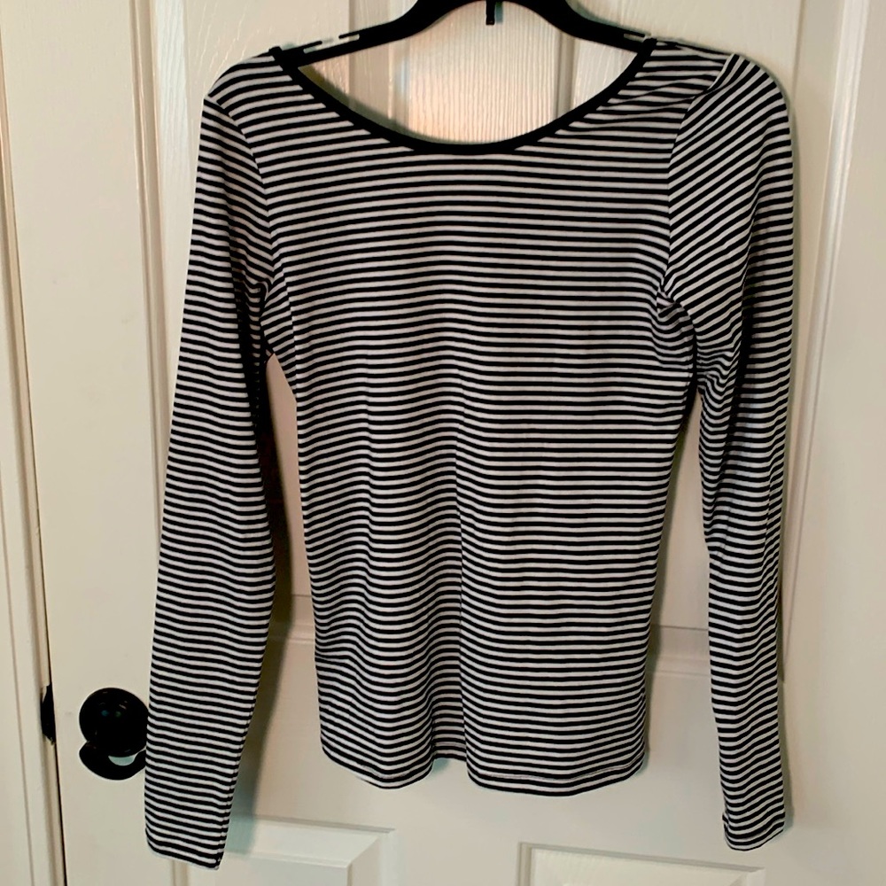 Black and white striped top from Arket